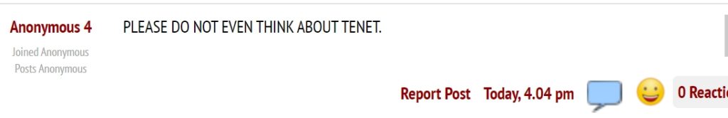 Tenet Group Review