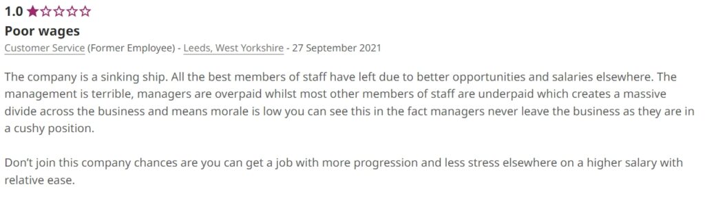 Staff review about Tenet Group