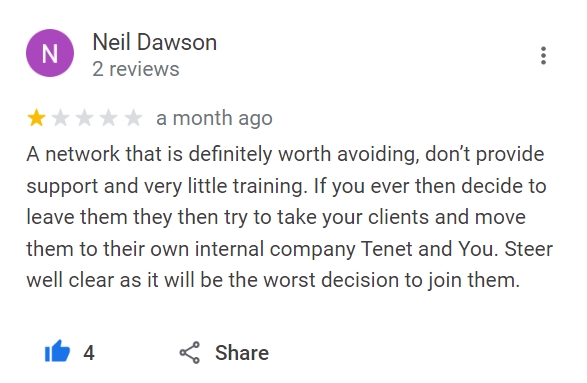 Review about Tenet Network 